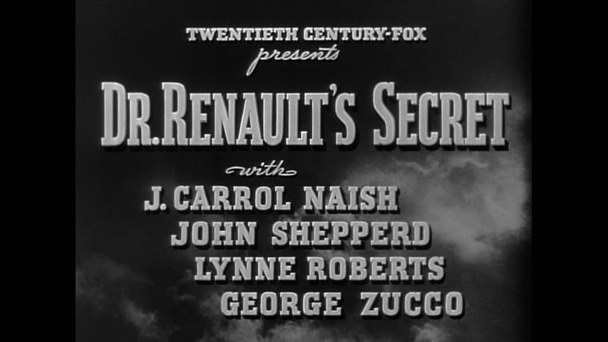 Dr. Renault’s Secret title screen