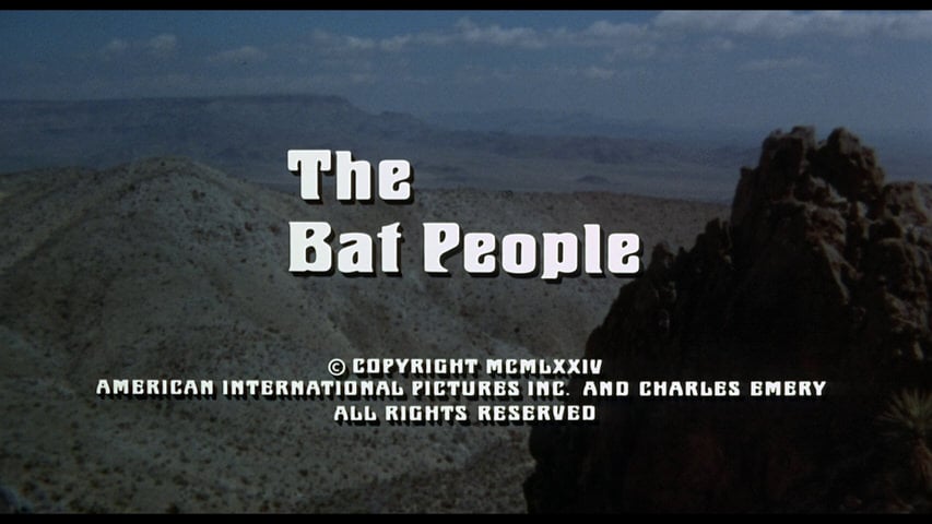 The Bat People title screen