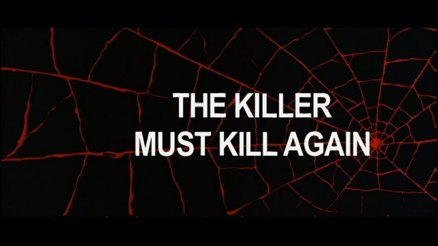The Killer Must Kill Again title screen