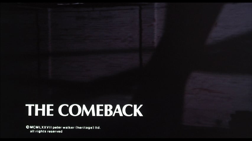 The Comeback title screen