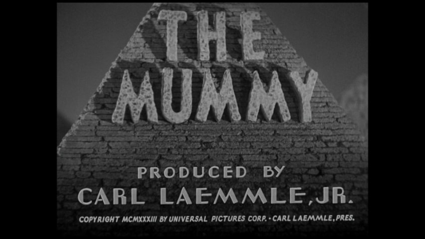 The Mummy title screen