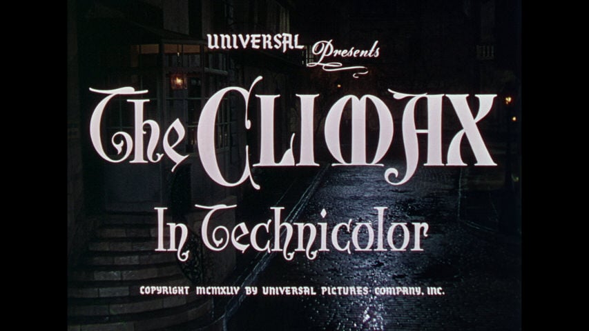 The Climax title screen