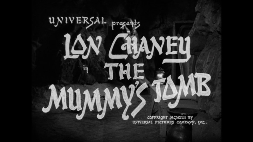 The Mummy’s Tomb title screen
