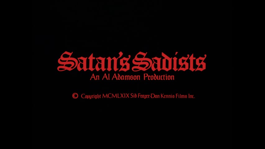 Satan’s Sadists title screen