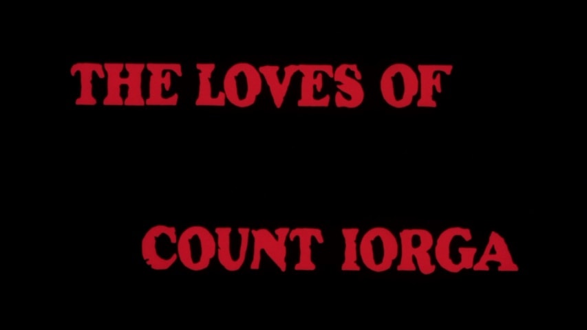 Count Yorga, Vampire title screen
