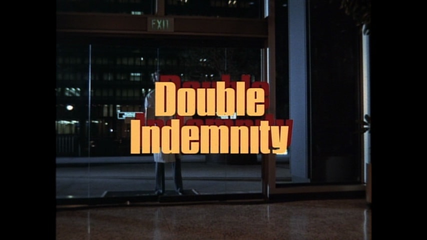 Double Indemnity title screen
