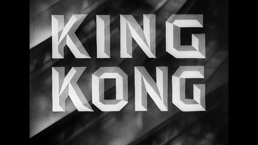 King Kong title screen