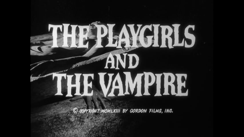 The Playgirls and the Vampire title screen