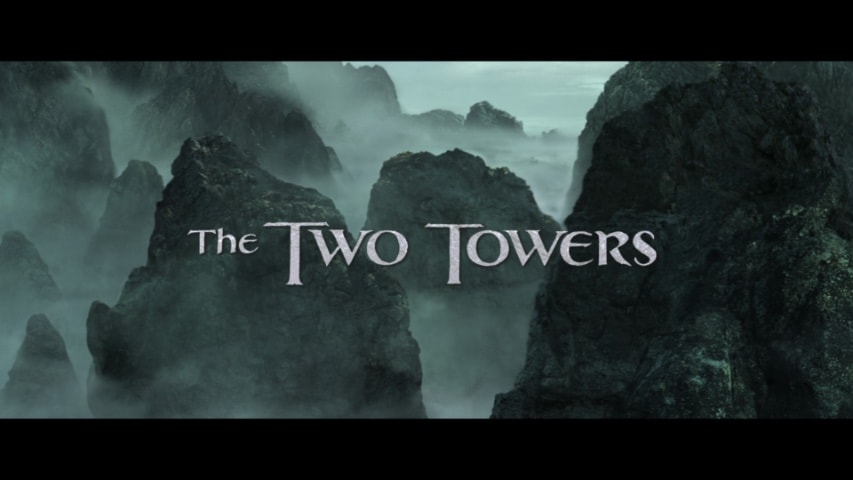 The Lord of the Rings: The Two Towers title screen