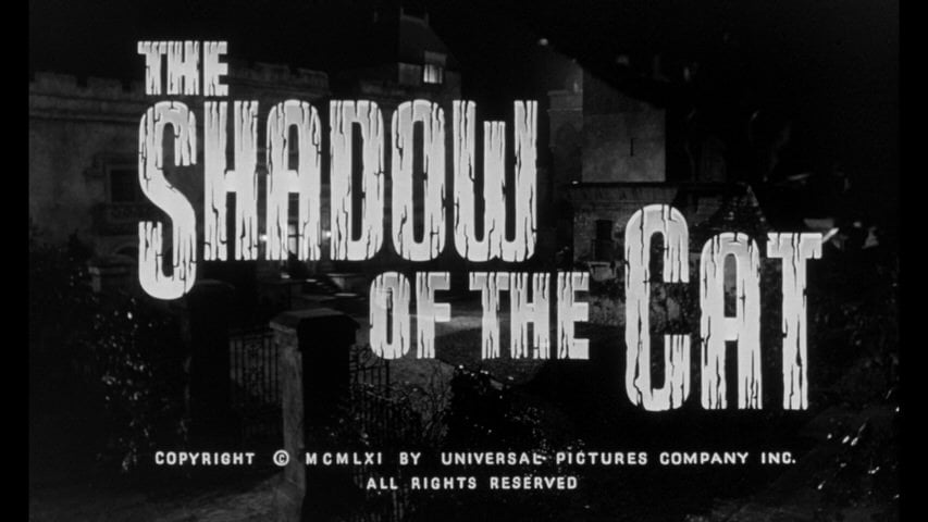 The Shadow of the Cat title screen