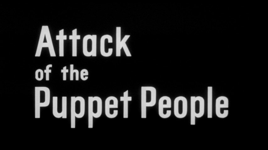 Attack of the Puppet People title screen