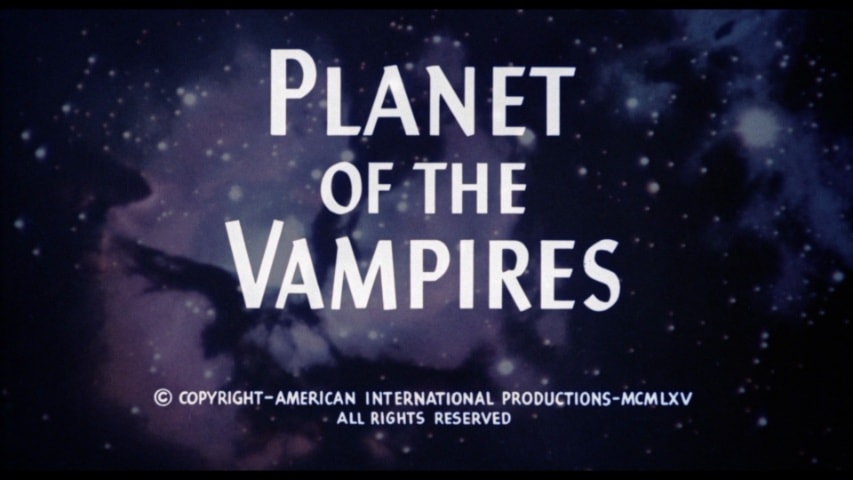 Planet of the Vampires title screen