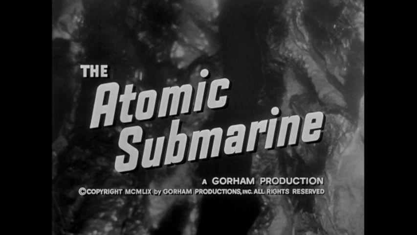 The Atomic Submarine title screen