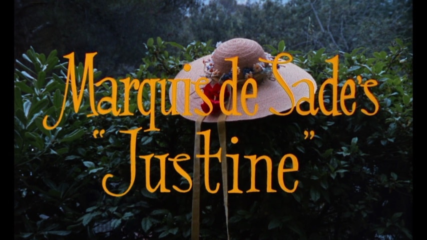 Marquis de Sade’s Justine title screen