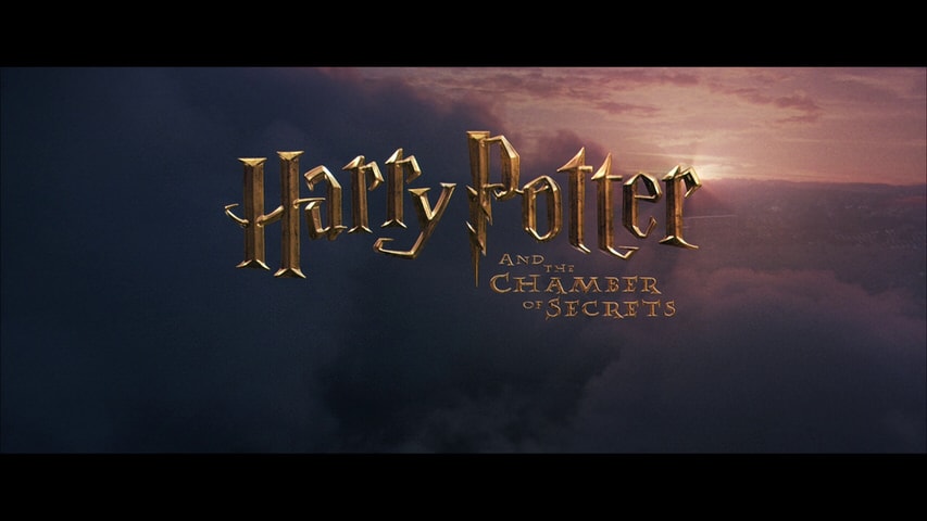 Harry Potter and the Chamber of Secrets title screen