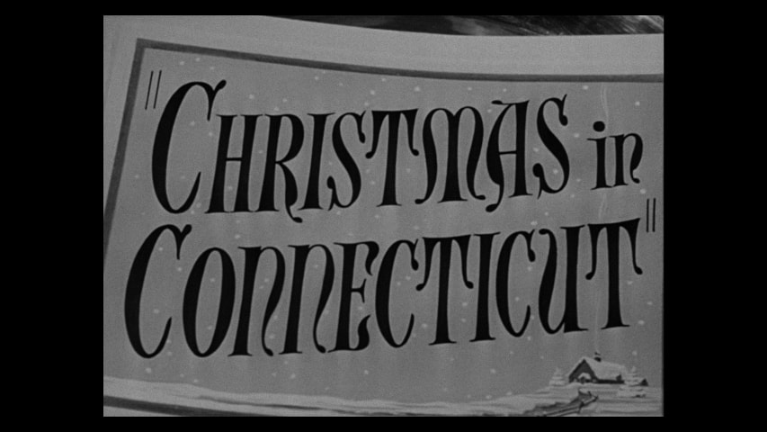 Christmas in Connecticut title screen