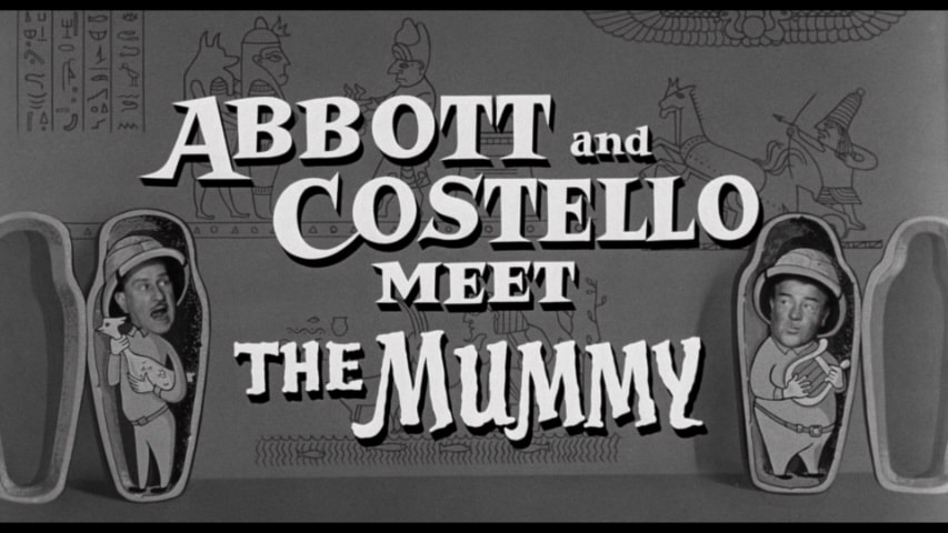 Abbott and Costello Meet the Mummy title screen