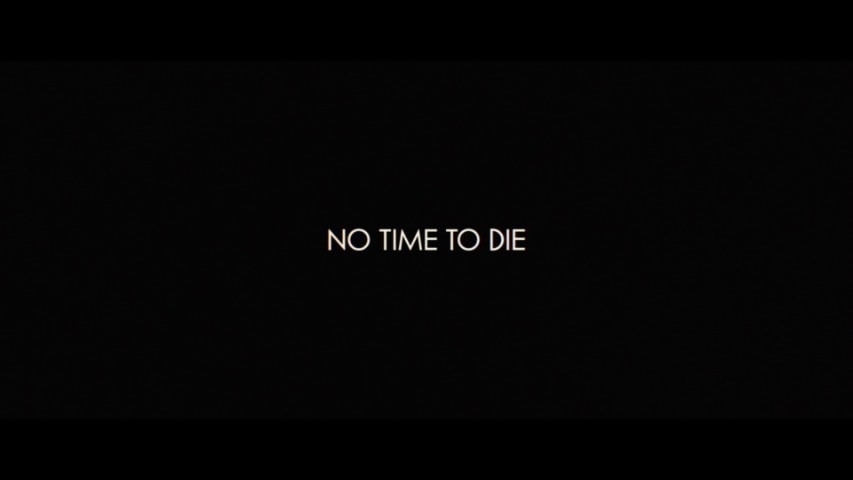 No Time to Die title screen