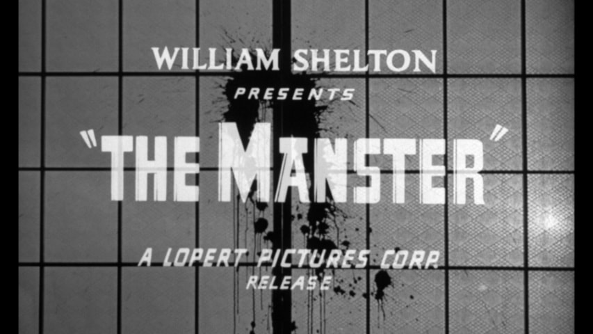 The Manster title screen