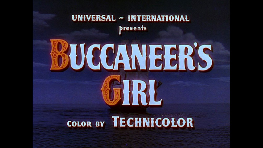 Buccaneer’s Girl title screen