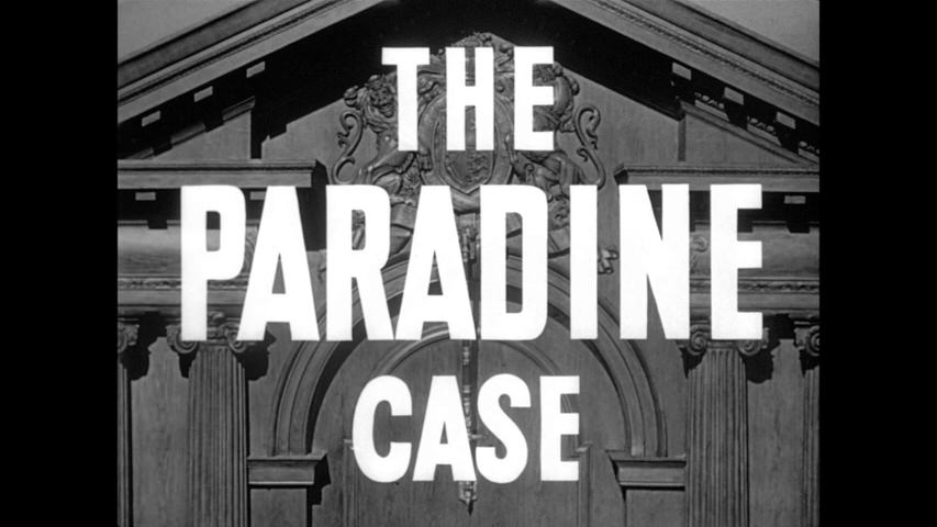 The Paradine Case title screen