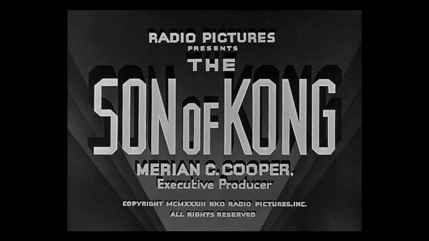 The Son of Kong title screen