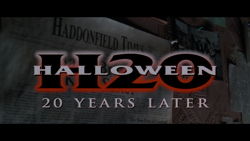 Halloween H20: 20 Years Later title screen