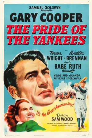 The Pride of the Yankees poster