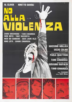 No alla violenza poster