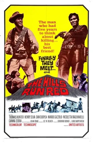 Poster for The Hills Run Red
