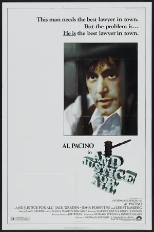 And Justice for All poster