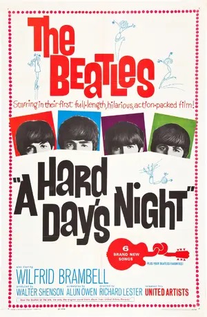 Poster of A Hard Day’s Night