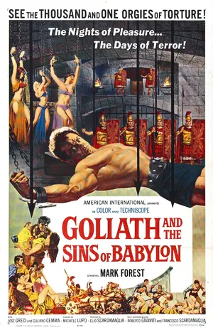 Poster of Goliath and the Sins of Babylon