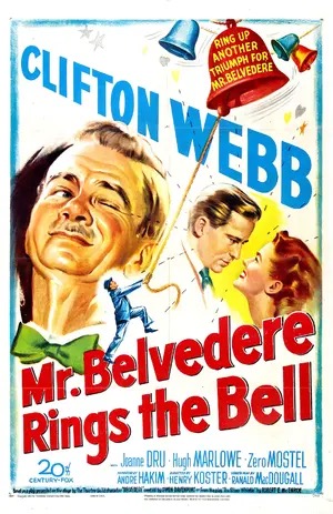 Poster for Mr. Belvedere Rings the Bell